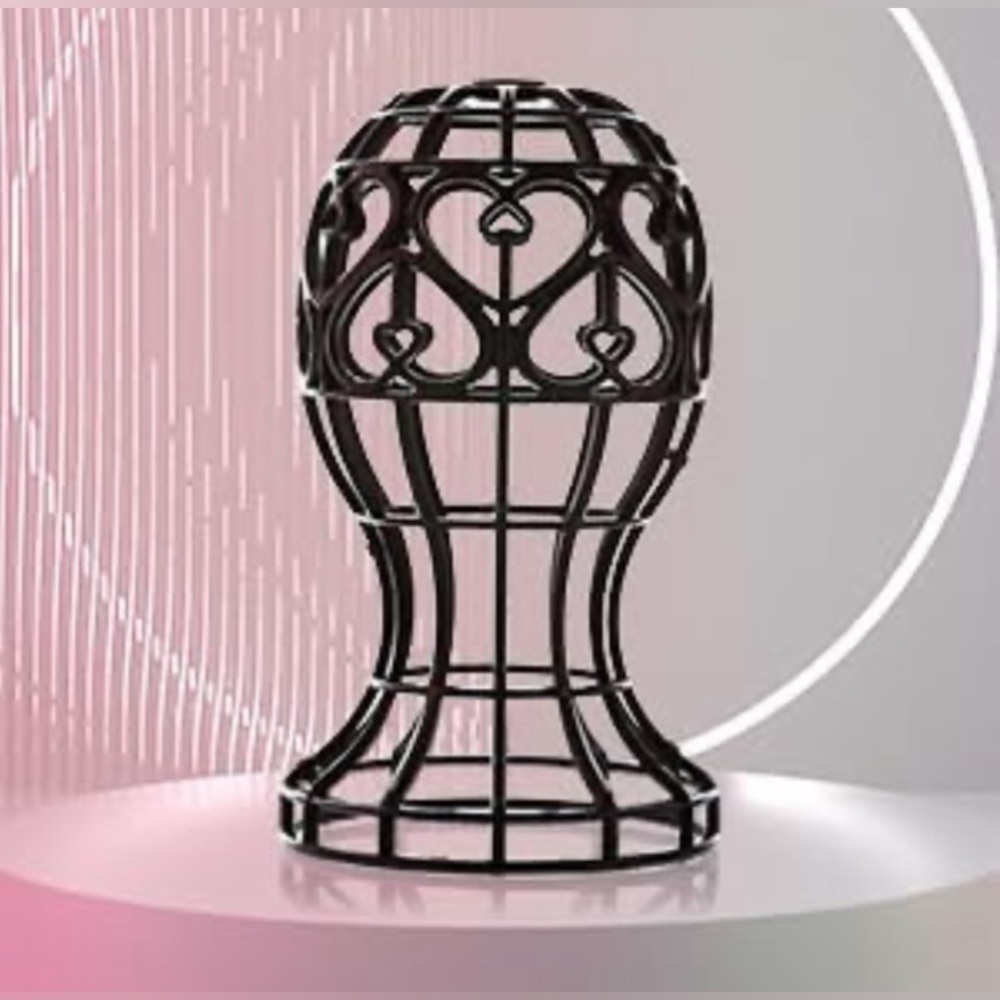 Head-Shaped Cutout Design Hair Wig or Hat Stand